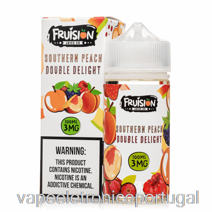 Vape Eletronico Southern Peach Double Delight - Fruision Juice Co - 100ml 3mg